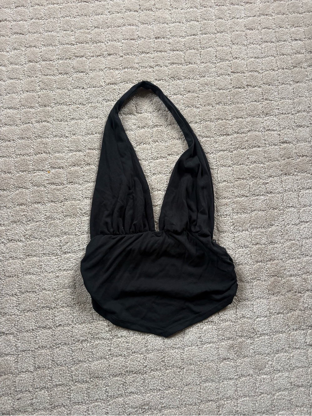 Urban Outfitters Black Halter Backless Top